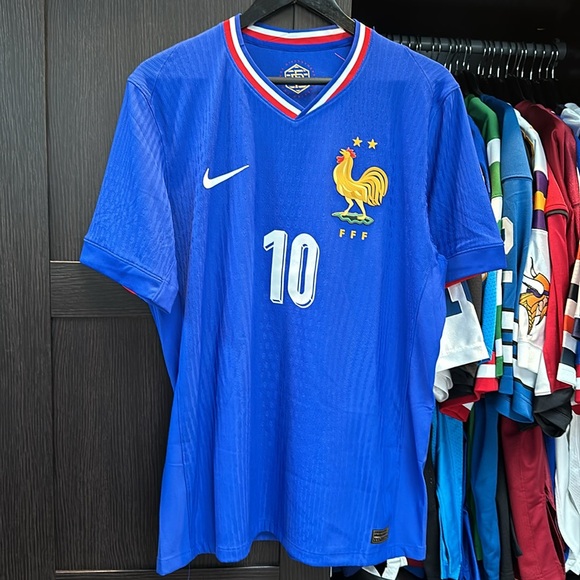 Kylian Mbappe France National Team Nike 2024 Home Authentic Jersey